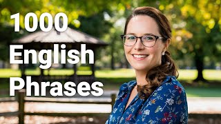 Learn 1000 English Phrases Conversation Masterclass [upl. by Knah]