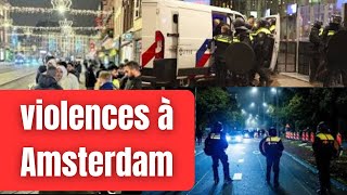 En direct violences à Amsterdam  la maire dénonce une « explosion d’antisémitisme » [upl. by Akirrehs]