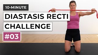 10Minute Diastasis Recti Challenge 3  Postpartum Abs [upl. by Trever238]