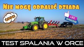 412 Test spalania w orce John Deere 6810 amp Agromasz 4x50  zamarznięta gleba [upl. by Quin590]