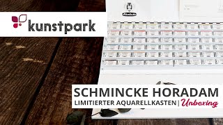 Limitierter Schmincke HORADAM Aquarellkasten mit 60 ganzen Näpfen  Unboxing ✨ [upl. by Gratia]