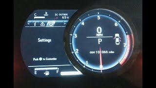 Upgrade your Lexus Analog Gauge Cluster to FSport Full Digital with sliding mechanism [upl. by Leiva151]