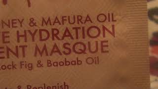 SHEAMOISTURE Manuka Honey amp Mafura Oil Intensive Hydration Treatment Masque REVIEW [upl. by Eri]