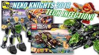 LEGO NEXO KNIGHTS 2018 TECH INFECTION SETS REVEALED [upl. by Devondra315]