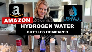 What Hydrogen Water Bottle is Best  Amazon Hydrogen Bottle Compared [upl. by Acissaj]