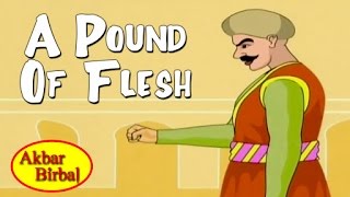 Akbar Birbal Tales In English  A Pound Of Flesh  English Animated Stories For Kids [upl. by Akiam]