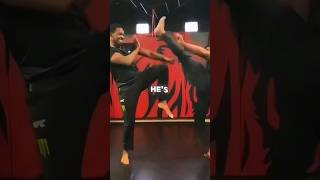 Jon Jones got HUMBLED by Michael Jai White 😯 mma jonjones michaeljaiwhite [upl. by Barstow]