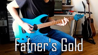 Amon Amarth  Fafners Gold Guitar Cover The way Olavi plays it [upl. by Anneyehc]