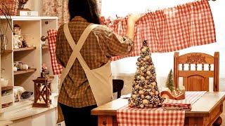 Christmas Routine  Cozy Christmas atmosphere  Sewing Baking Forest house [upl. by Lamoree496]