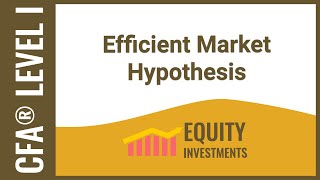 CFA Level I Equity Investments  Efficient Market Hypothesis [upl. by Ppik]