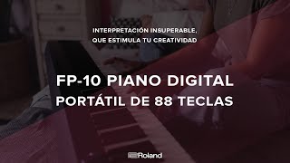 Roland FP10 Piano digital portátil 🎹 [upl. by Halac107]