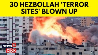 IDF Claims It Hit 30 Hezbollah Sites in Beirut Palestinian Terror Targets in Damascus  N18G [upl. by Urba]