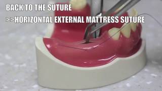 Back to the suture  5 Horizontal external mattress suture [upl. by Euh]