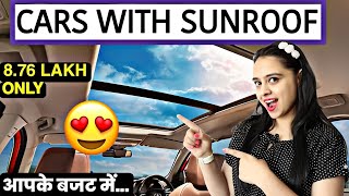 Top 5 Cheapest Sunroof Car under 10 lakhs in india😍Top 5 Affordable Cars Under 10 lakhs with Sunroof [upl. by Silera430]