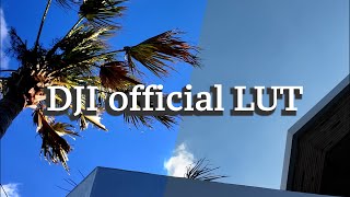 DJI osmo pocket3 公式LUT 無料ダウンロード [upl. by Aracal297]