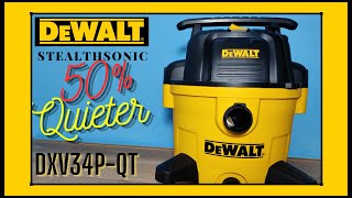 DeWalt StealthSonic Bouwstofzuiger DXV 34P QT  Beste stille nat en droog zuiger  Alles zuiger [upl. by Hobart824]