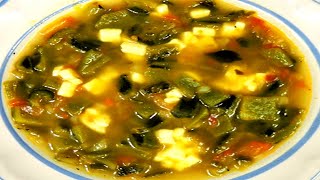 CALDO DE CHILES POBLANOS  SOPA POBLANA  CocinablogOficial [upl. by Clyve]