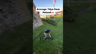 Subscribe for more🔥🫡 freeride bike mtb bikelife downhill urbandownhill viral [upl. by Ailegave898]