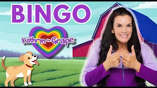 Bingo  Childrens Song Clapping and Movement Kids Music  Kindergarten Preschool and Toddler [upl. by Adivad]