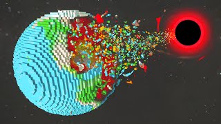 Teardown  Black Hole vs Earth [upl. by Olinde]