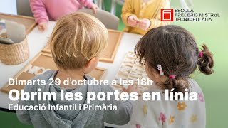 Educació Infantil i Primària a lescola [upl. by Lelah]