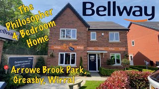 Touring The Philosopher A New Build 4 Bedroom Home by Bellway  House Tour Property Vlog [upl. by Beau645]