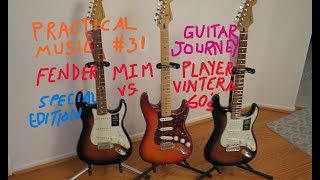 Practical Music  Guitar Journey 31  Fender Stratocaster  Player vs Vintera 60s  MIM [upl. by Nirmak]