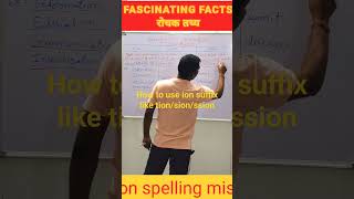 How to use ion suffix in english grammar ion suffix englishgrammar vocabularybuilding [upl. by Nilpik]