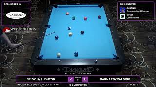 BELVOIRRUSHTON vs BARNARDWALDING  WBCA 9 BALL 2024  TABLE 3  EvoSports [upl. by Portie]