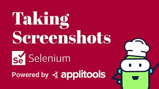 Taking Screenshots with Selenium Java  Test Automation Cookbook [upl. by Dayiz4]