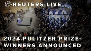 LIVE Winners of the 2024 Pulitzer Prizes are announced [upl. by Male]