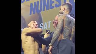 This staredown between Kai KaraFrance amp Cody Garbrandt was INTENSE 😬  UFC269 Shorts [upl. by Eunice]