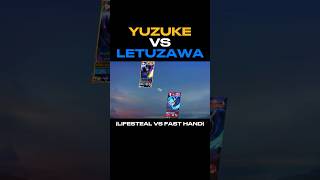 Yuzuke Vs Letuzawa  Battle of YouTubers  Who Win Super Intense Fight yuzuke letuzawa mlbb [upl. by Bush]