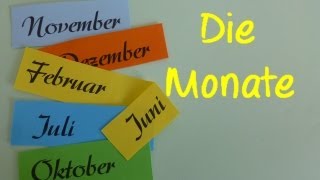 Learn German Die Monate [upl. by Aicile]