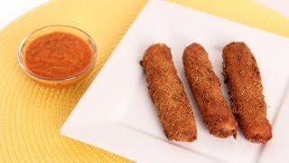 Homemade Mozzarella Sticks Recipe  Laura Vitale  Laura in the Kitchen Episode 597 [upl. by Atirahc486]