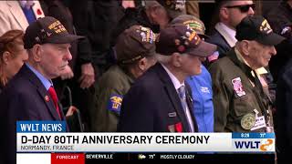 DDay 80th Anniversary Ceremony brings veterans back to the beaches of Normandy [upl. by Consalve104]