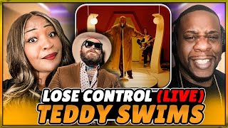 Super Talented Teddy Swims  Lose Control Reaction [upl. by Rehpotsirh]