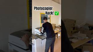 Photocopier Hack ✅ officehumor workhumor teacherhumor teacher teacherlife teachingexams [upl. by Post]