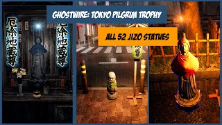 Ghostwire Tokyo Pilgrim Trophy with Time stamps All Jizo Statues Location [upl. by Gresham]