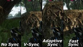 No Sync  VSync  Adaptive VSync  FastSync Comparison [upl. by Aleetha161]