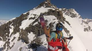 Freeride Val Thorens Couloir Roc Des Saint Peres [upl. by Eseret432]