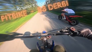 Knallert Vlog 2 Pitbike  88 Derbi [upl. by Bevers]