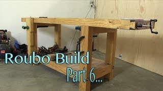 Build a solid workbench on a budget split top roubo Part 6 The Dovetail version 2 [upl. by Graybill249]