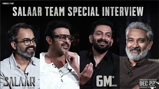 Salaar Team Special Interview with SS Rajamouli  Prabhas  Prithviraj  Prashanth Neel [upl. by Caputo]