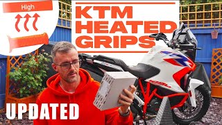 UPDATED Heated Grips Install  2024 KTM 1290 Super Adventure R [upl. by Falo50]