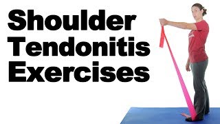 Shoulder Tendonitis Exercises for Pain Relief  Ask Doctor Jo [upl. by Winne]