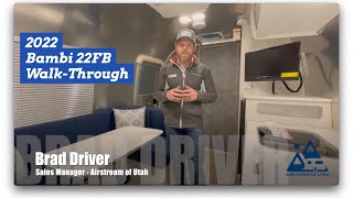 2022 Airstream Bambi 22FB Walkthrough [upl. by Olvan400]