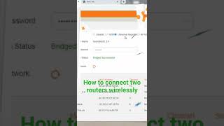 How to connect two routers wirelessly  surendra thilla [upl. by Essiralc274]