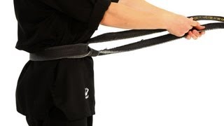 How to Tie a Taekwondo Belt  Taekwondo Training [upl. by Aztiraj]