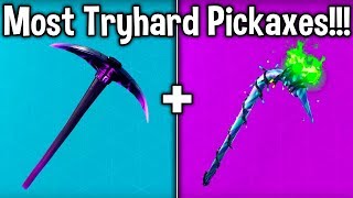 10 MOST TRYHARD PICKAXES in CHAPTER 2 Fortnite Sweaty Harvesting Tools [upl. by Anehta835]